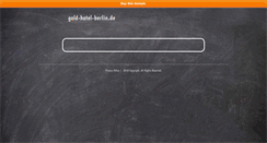 Desktop Screenshot of gold-hotel-berlin.de